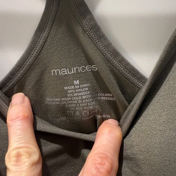 Maurices olive green Bralette - Picture 2 of 4
